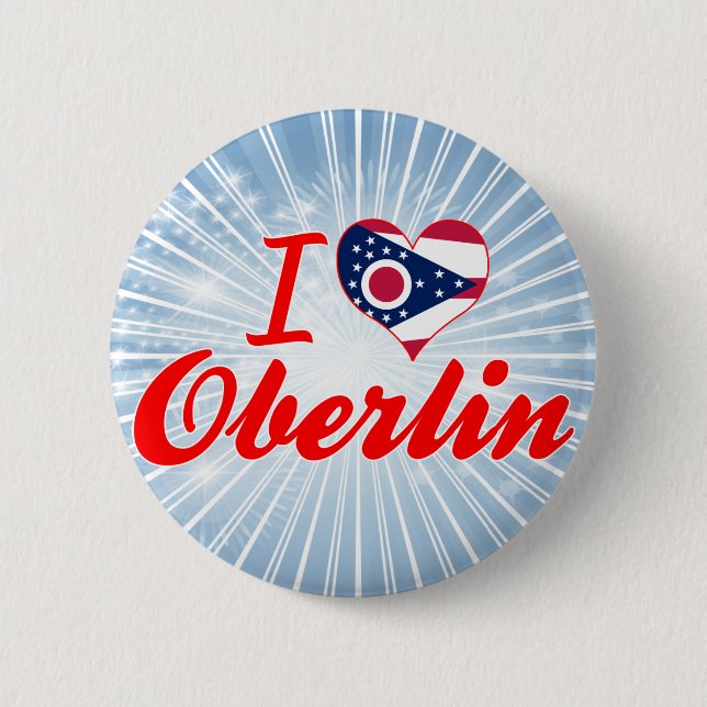 Jag älskar Oberlin, Ohio Knapp (Framsida)