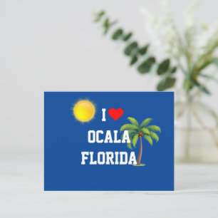 Jag älskar Ocala, Florida Vykort
