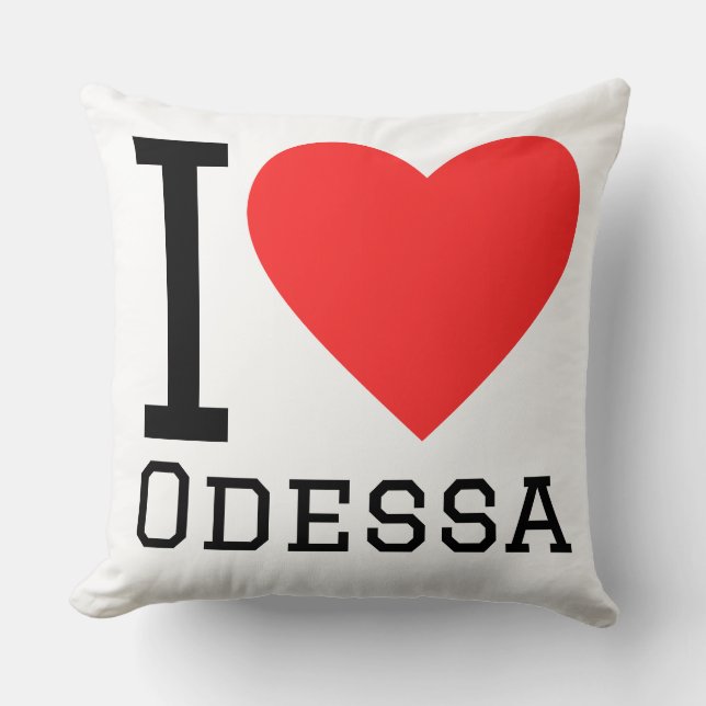 Jag älskar odessa kudde (Framsida)