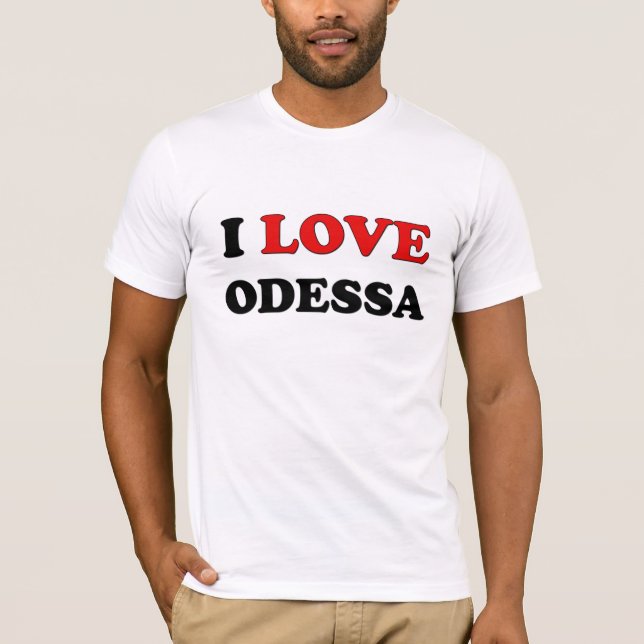 Jag älskar Odessa Tee Shirt (Framsida)