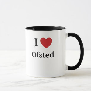 Jag älskar Ofsted - mugg för UK-undervisningskä
