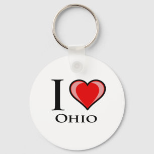 Jag älskar Ohio Nyckelring