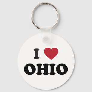 Jag älskar Ohio Nyckelring