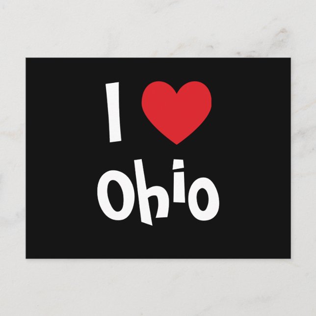 Jag älskar Ohio Vykort (Framsida)