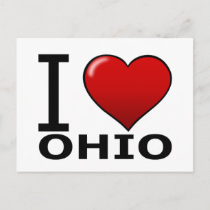 JAG ÄLSKAR OHIO VYKORT