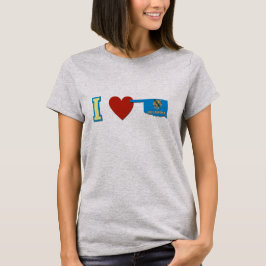 Jag älskar Oklahoma kvinnor T-shirt