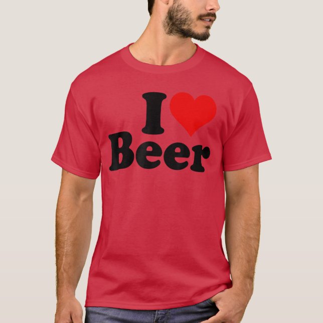 JAG ÄLSKAR ÖL JAG ÄLSKAR ÖL 1 T SHIRT (Framsida)