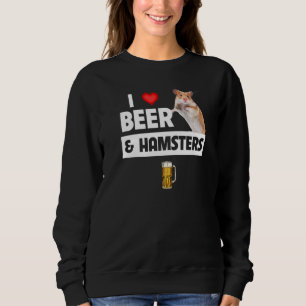Jag älskar öl och hamstrar burhjul dricker Anima T Shirt
