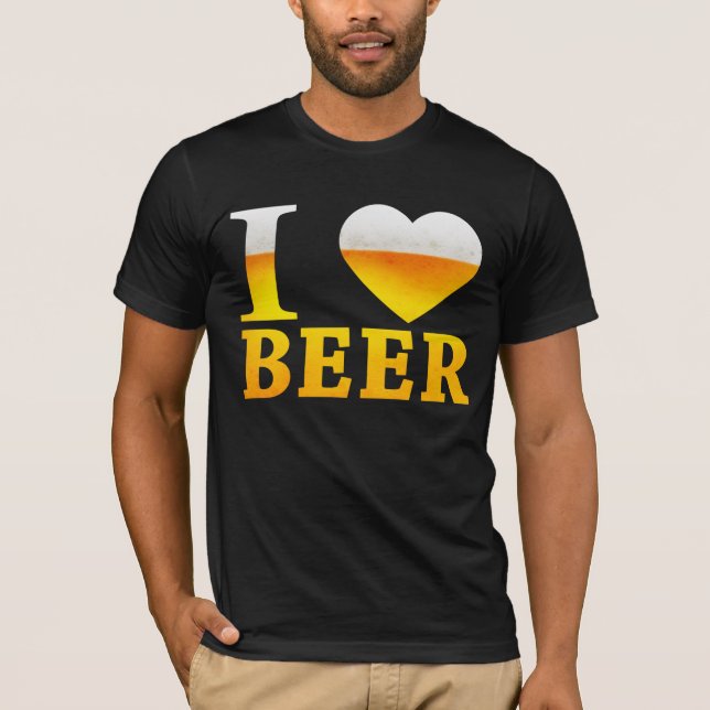 JAG ÄLSKAR ÖL TEE (Framsida)