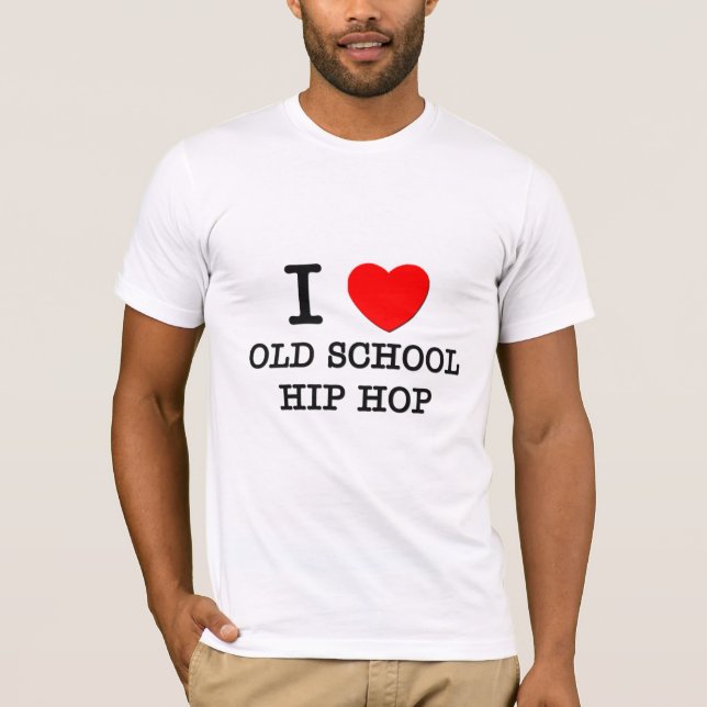 Jag älskar old schoolhip hop tröja (Framsida)