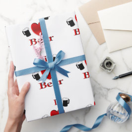 Jag älskar öldesign presentpapper