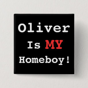 Jag älskar Oliver! Knapp