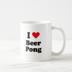 Jag älskar ölpong kaffemugg