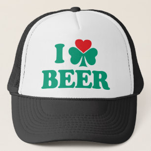 Jag älskar ölshamrocken truckerkeps