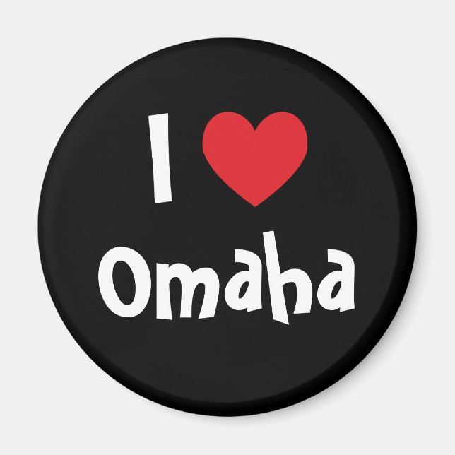Jag älskar Omaha Magnet (Framsidan)
