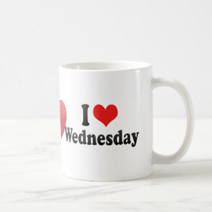 Jag älskar onsdag kaffemugg