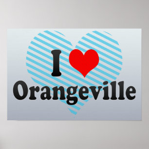 Jag älskar Orangeville, Kanada Poster