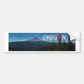 Jag älskar Oregon Bildekal