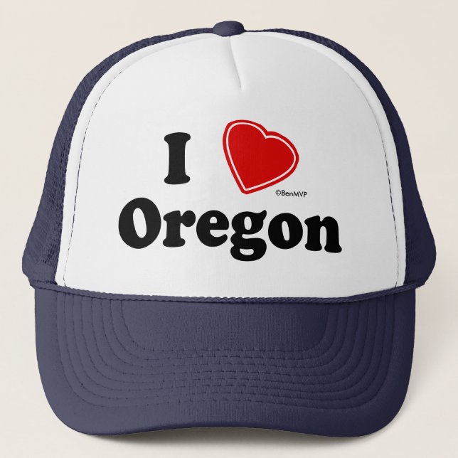 Jag älskar Oregon Keps (Framsida)
