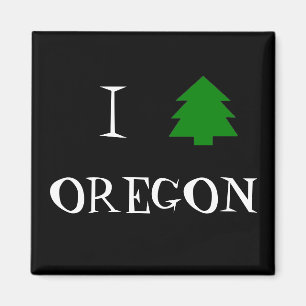 Jag älskar Oregon Magnet