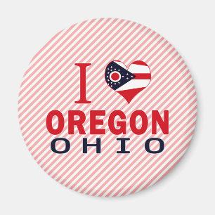 Jag älskar Oregon, Ohio Magnet