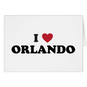 Jag älskar Orlando Florida Hälsningskort