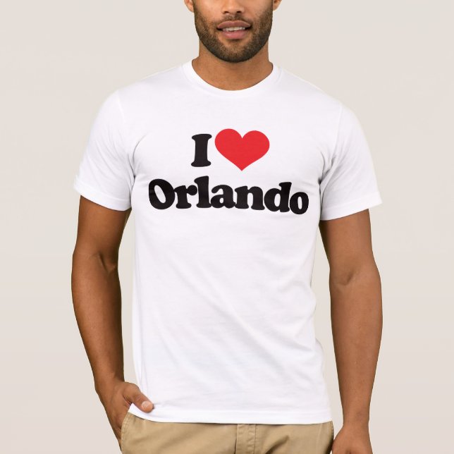 Jag älskar Orlando T-shirt (Framsida)