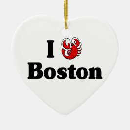 Jag älskar ormanent Boston Julgransprydnad Keramik