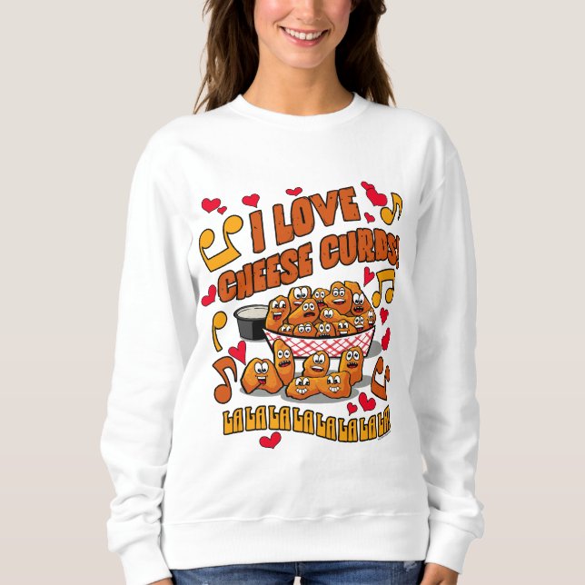 Jag älskar ostbollar! t shirt (Framsida)
