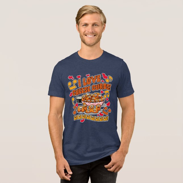 Jag älskar ostbollar! t shirt (Framsida Full)