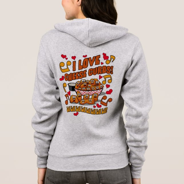Jag älskar ostbollar! t shirt (Baksida)