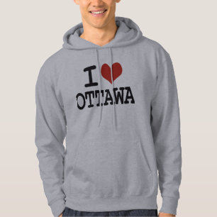 Jag älskar Ottawa Hoodie