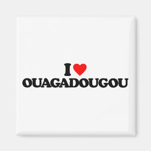 JAG ÄLSKAR OUAGADOUGOU MAGNET