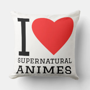 Jag älskar övernaturliga animes kudde