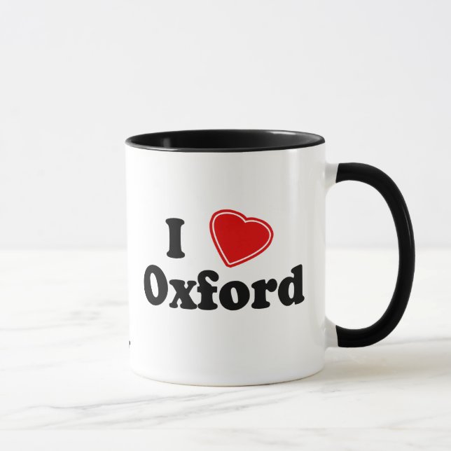 Jag älskar Oxford Mugg (Höger)