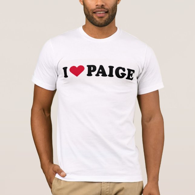 JAG ÄLSKAR PAIGE T SHIRT (Framsida)