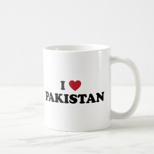 Jag älskar Pakistan Kaffemugg