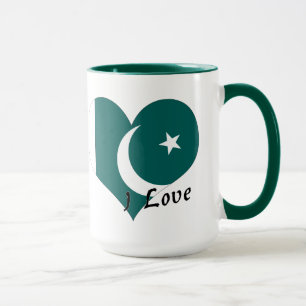 Jag älskar Pakistan Mugg