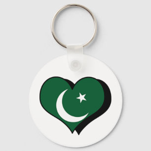 Jag älskar Pakistan Nyckelring