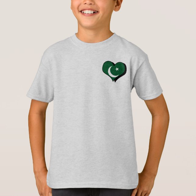 Jag älskar Pakistan T-Shirt (Framsida)