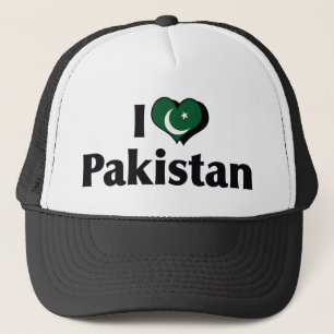 Jag älskar Pakistans flagga Keps