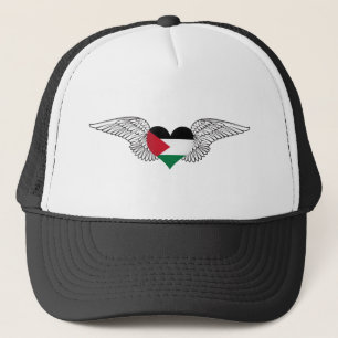 Jag älskar Palestina - vingar Truckerkeps