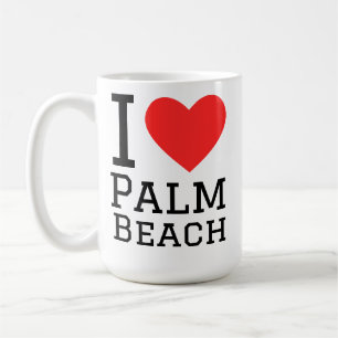 Jag älskar Palm Beach Kaffemugg