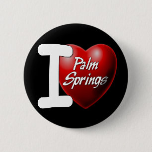 Jag älskar Palm Spring Knapp