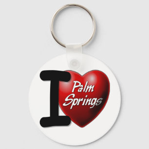 Jag älskar Palm Spring Nyckelring