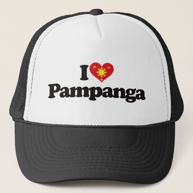 Jag älskar Pampanga Truckerkeps (Framsida)