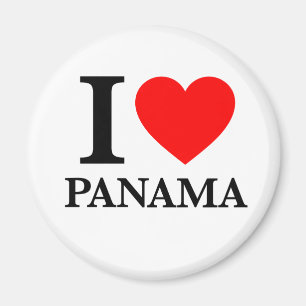 Jag älskar Panama Magnet