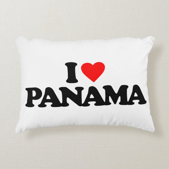 JAG ÄLSKAR PANAMA PRYDNADSKUDDE (Framsidan)