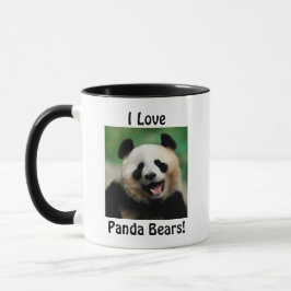 Jag älskar Panda Björnar Mugg