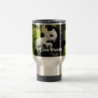 Jag älskar Panda-mugg